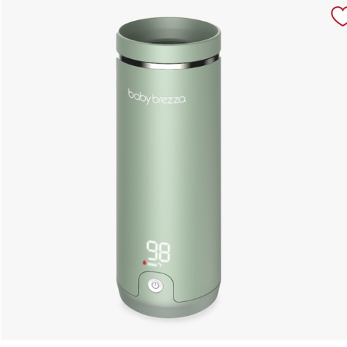 Baby Brezza Super Fast Portable Bottle Warmer - Gray or green