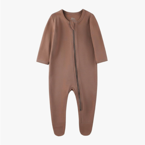 O2 BABY Baby Boys Girls Organic Cotton Zip-Front Sleeper Pajamas, Footed Sleep 'n Play