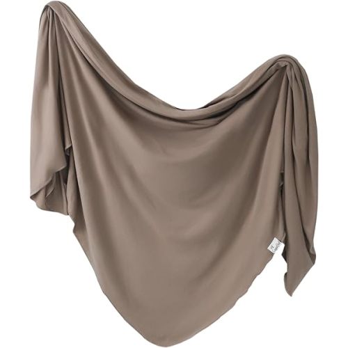 Copper Pearl Baby Swaddle Blanket - Premium Knit Baby Blanket, Large Soft Stretchy Receiving Blankets for Baby Boy and Girl, Swaddles for Newborn, Infant, and Toddler (Gobi)