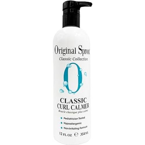 Original Sprout Curl Calmer, Moisturize and Define Curls, Anti-Frizz Styling Cream for All Hair Types, 12 oz. Bottle - Curly Hair Products - Curly Cream