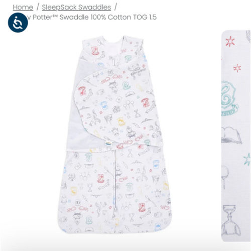 Harry Potter Enchanted Cotton Swaddle - Small | HALO