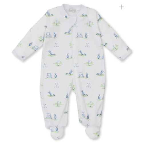 Fairway Foursome Blue Zip Footie