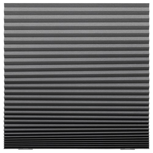 SCHOTTIS Black-out pleated blind - dark gray 39 ¼x74 ¾ "