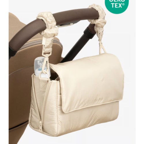 Convertible Stroller Caddy Crossbody in Oatmeal | CALPAK