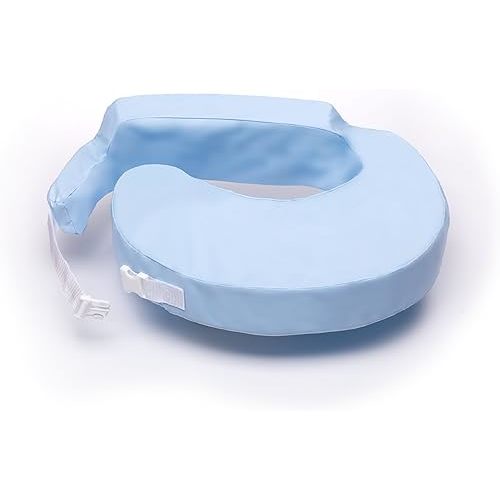 My Brest Friend Original Nursing Pillow Cover - Slipcovers For Baby - Vinyl, Adjustable Fit, Easy Care, Durable - Original Nursing Pillow Not Included, Blue