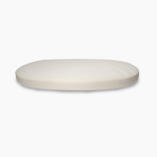 Naturepedic Organic Breathable Oval Crib Mattress (For Stokke Sleepi Bed) - Natural, V3: 27.5" X 53.7" X 3"