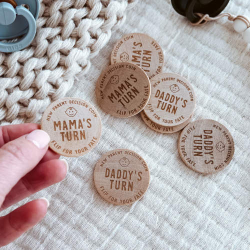 New Parent Decision Coin | Double Sided