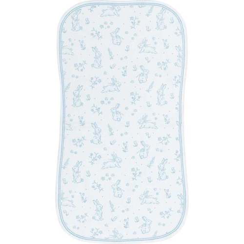 Blue Bunny Toile Burp Cloth - Nellapima | Maisonette