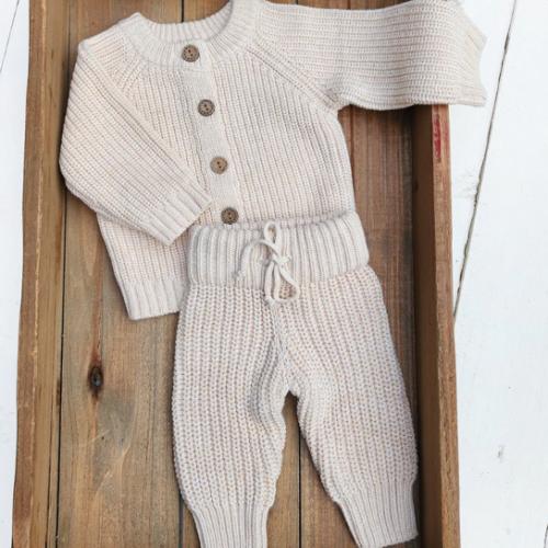 Chunky Braided Pants – Olive and Cradle