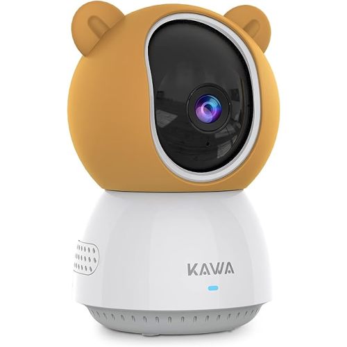 KAWA 2K Add-on Baby Camera, Compatible with S7 only, Video Baby Monitor with Camera and Audio, No WiFi, Loop Recording, 110 Wide Angle, 1000ft Range, 4X Zoom, 2-Way Audio S7-C (Monitor Not Include)