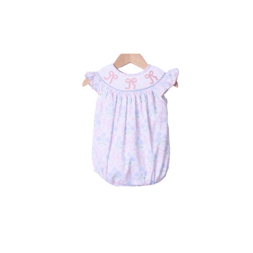 Smocked Hydrangea Bow Bubble