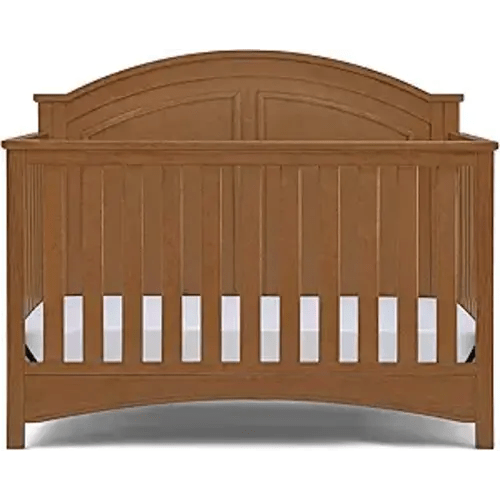 Delta Children Perry 6-in-1 Convertible Crib - Greenguard Gold Certified, Chestnut