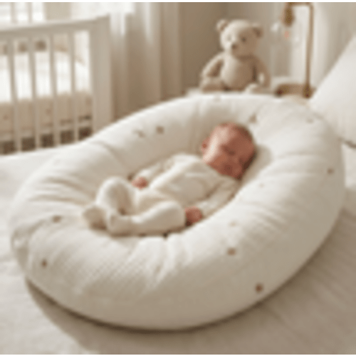 SnuggleNest™ Cozy Cotton Baby Lounger