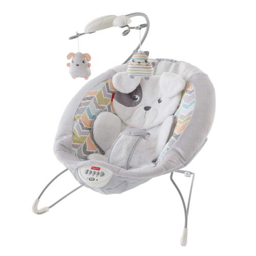 Fisher-Price Sweet Snugapuppy Dreams Deluxe Bouncer White