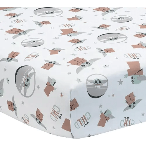 Lambs & Ivy Star Wars Mandalorian The Child/Baby Yoda/Grogu Fitted Crib Sheet