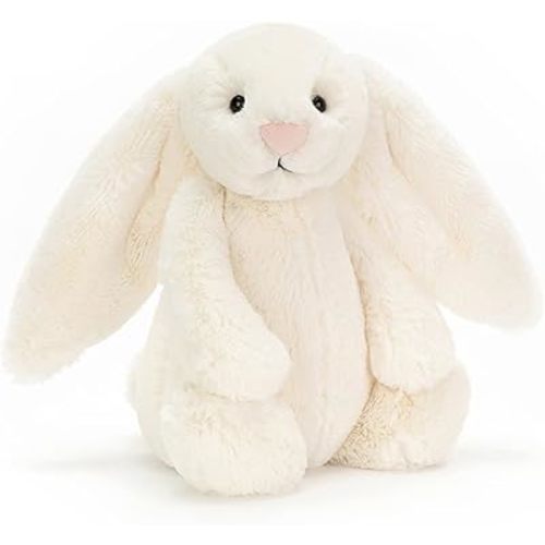 Jellycat Bashful Cream Bunny Stuffed Animal, Large 14 inches | Rabbit and Bunny Plush Toy | Classic Children's Gift