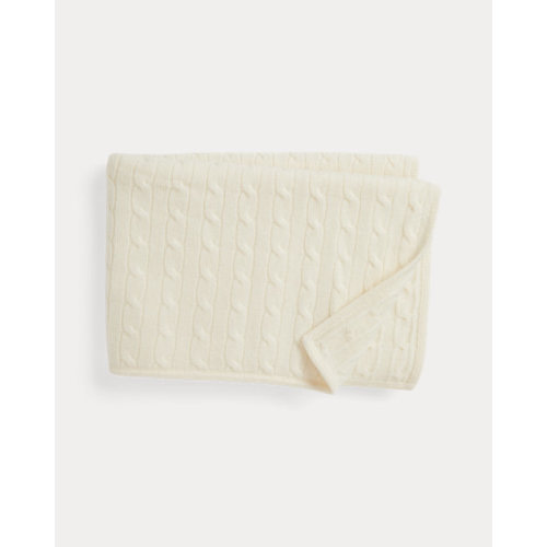 Cable-Knit Cashmere Blanket