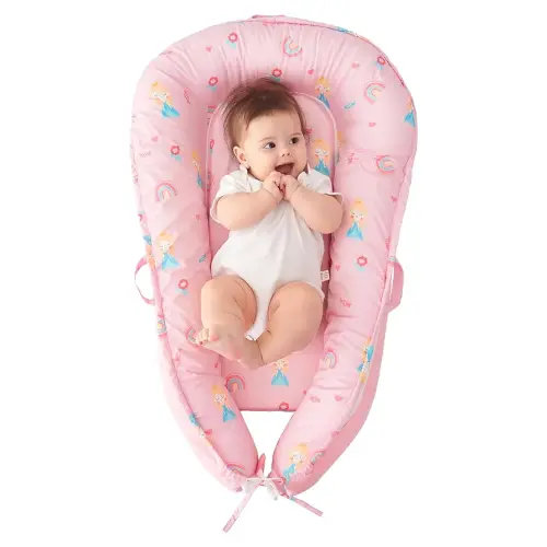 Viviland Baby Lounger Snuggle Me Lounger Fits 0-24 Months Newborn Infant Babies, Princess
