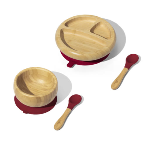 Avanchy Essential Set: Baby Suction Bowl & Choice of Plate for Solids