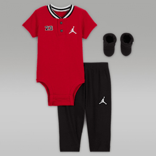 Jordan Baby Jersey Henley 3-Piece Set