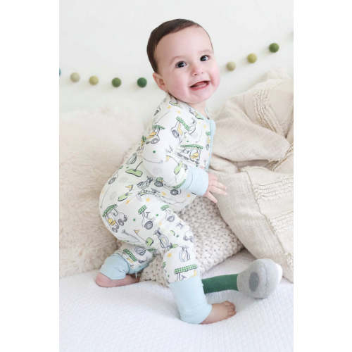 Country Club Cuties Convertible Zip Romper | 6-12 Months