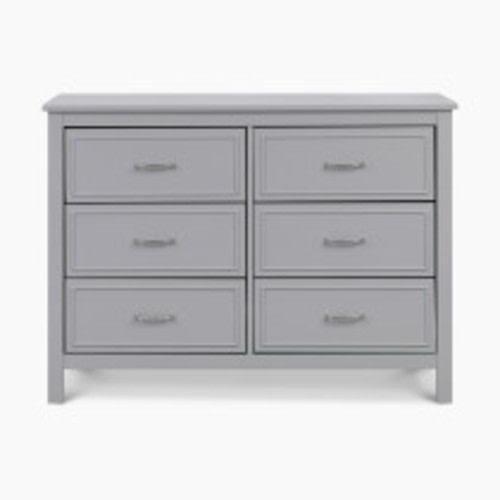 daVinci Charlie 6-Drawer Double Dresser - Grey