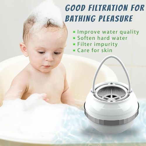 Bath Filter for Tub Water Filter for Bathtub ,Bathtub Filter for Tub Water Filter for Sink Can Filters 2500 Gallons Water,Shower Water Filter is Best Shower Filter for Hard Water - color1