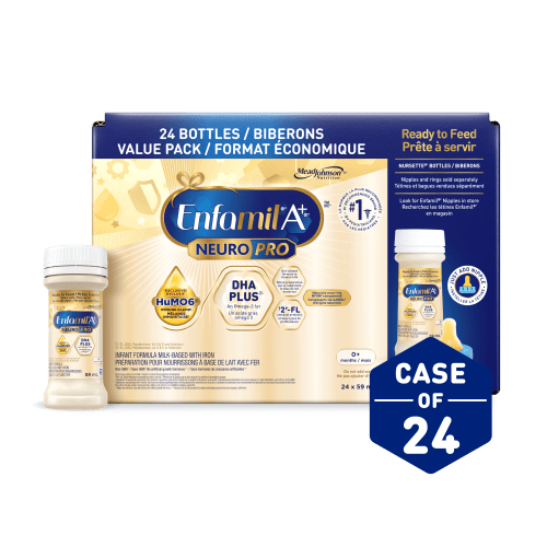 Enfamil A+ NeuroPro Infant Formula, Ready to Feed Nursette Bottles
