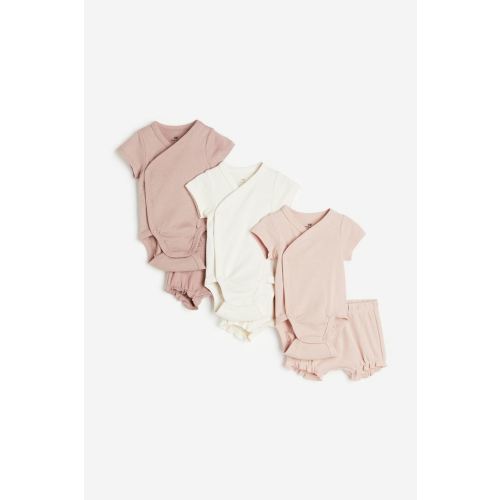6-piece Jersey Set, Light pink (1-2m)