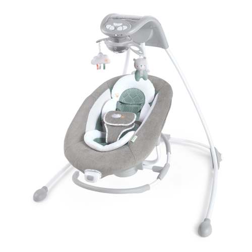 Ingenuity InLighten 2-in-1 Baby Swing & Rocker with Cool Mesh, Pemberton