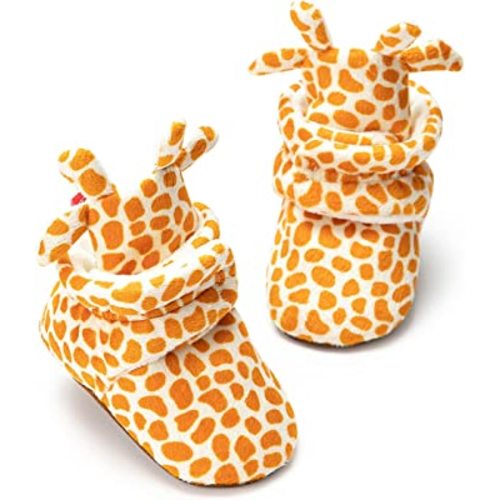 Meckior Newborn Infant Baby Girls Boys Warm Fleece Winter Booties First Walkers Slippers Shoes