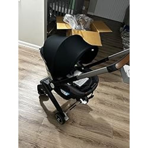 Evenflo Shyft DualRide Infant Car Seat and Stroller Combo with Carryall Storage (Boone Gray)