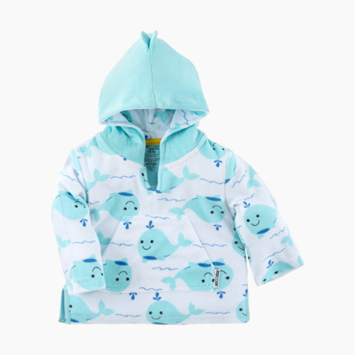 ZOOCCHINI Swim Coverup - Whale, 0-12M
