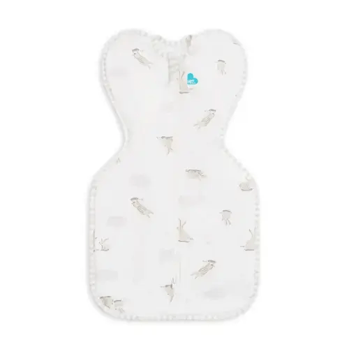 Swaddle Up™ 1.0 TOG Cotton White Cloud Bunnies
