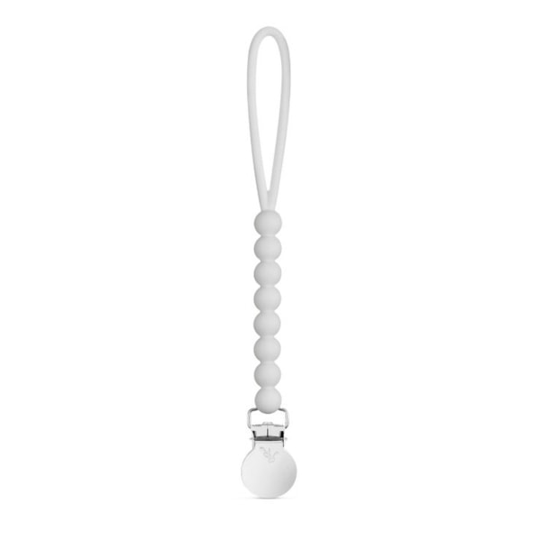 Ryan & Rose Cutie Clip Judy - Pacifier Clip Holder Silicone (Judy, Grey)