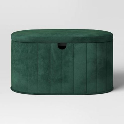 Folding Double Storage Bench Green - Room Essentials™