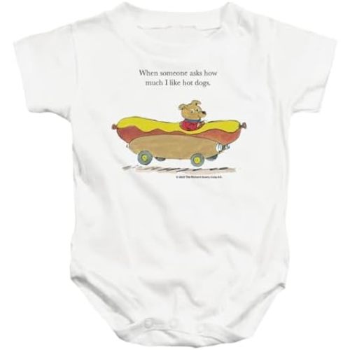 Popfunk Richard Scarry Hot Dog Car Unisex Infant Snap Suit for Baby