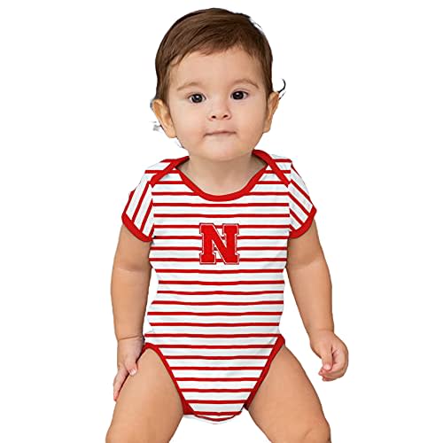 Two Feet Ahead Striped Baby Bodysuit Creeper Baby Boy Clothes for Newborn infants Sizes 0-3M 6M 12M