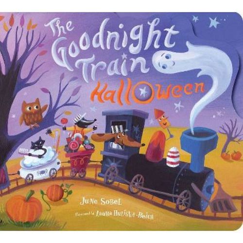 Goodnight Train Halloween Board Book - by June Sobel