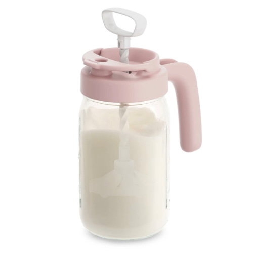 Glass Formula And Breast milk Mixing Pitcher with Mixing Handle