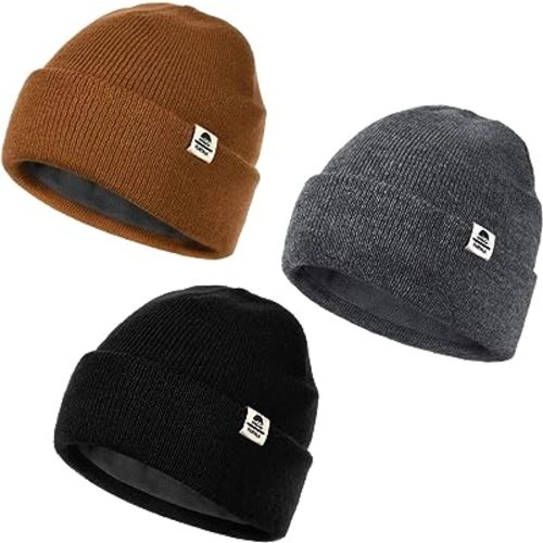FURTALK Baby Beanie Fleece Lined Toddler Winter Hat Boys Girls Knit Warm Beanies Kids Ski Hats for 0-8 Years