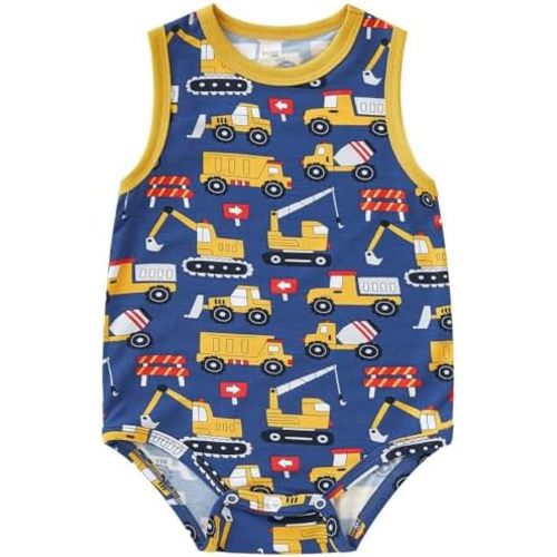 pureborn Baby Boys Girls Bodysuit Super Soft Cotton Romper 0-24 Months