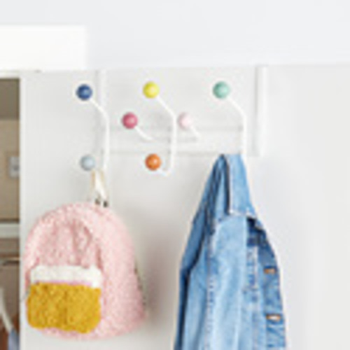 Orbit 8-Hook Over Door Rack
