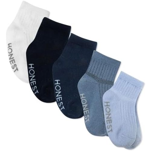 HonestBaby Baby Multipack Cozy Socks Sustainably Made for Infant, Newborn Baby, Toddler, Kids Boys', Girls', Unisex