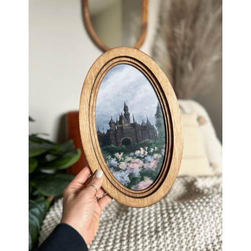 Sleeping Princess Castle - Vintage Storybook Sign