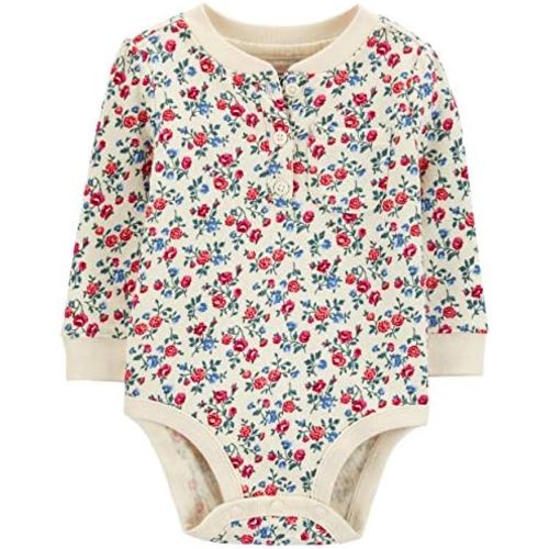 OshKosh B'Gosh baby-girls Long-sleeve Bodysuit