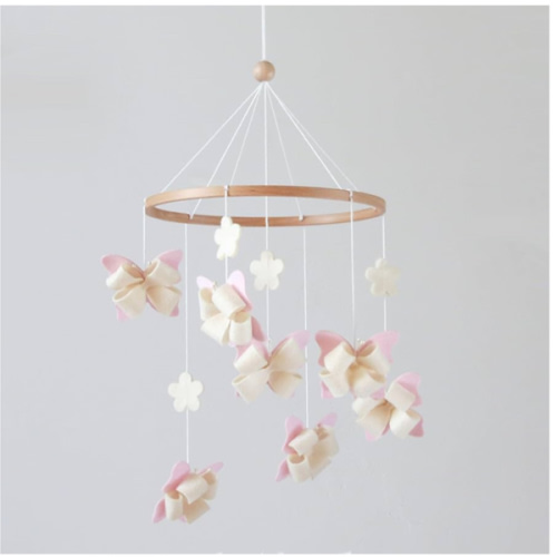 Butterfly Crib Mobile Butterfly Mobile for Crib Baby Mobile for Girls Nursery Décor