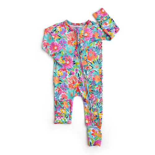 Megan Floral RUFFLE ZIP – Gigi and Max