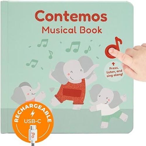 Cali's Books Spanish Nursery Rhymes Sound Book for Babies and Toddlers 1-3 | Baby Books with Spanish Songs for Kids | Libros en Español par Bebes (Contemos)