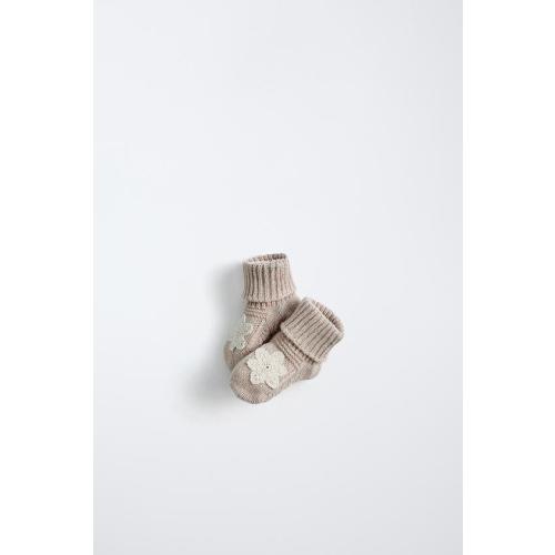 FLOWER COTTON BOOTIES